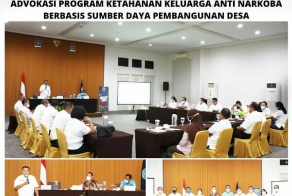 Rapat Koordinasi dalam Rangka Fasilitasi Advokasi Program Ketahanan Keluarga Anti Narkoba Berbasis Sumber Daya Pembangunan Desa.
