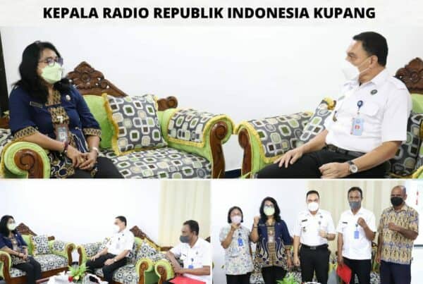 Koordinasi Kepala BNN Kota Kupang dengan Kepala RRI Kupang