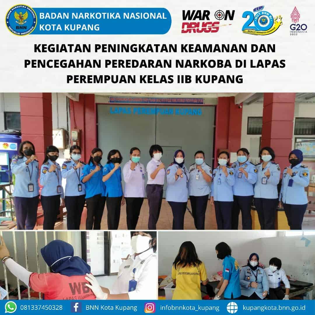 Kegiatan Peningkatan Keamanan dan Pencegahan Peredaran Narkoba Di Lapas Kegiatan Peningkatan Keamanan dan Pencegahan Peredaran Narkoba Di Lapas