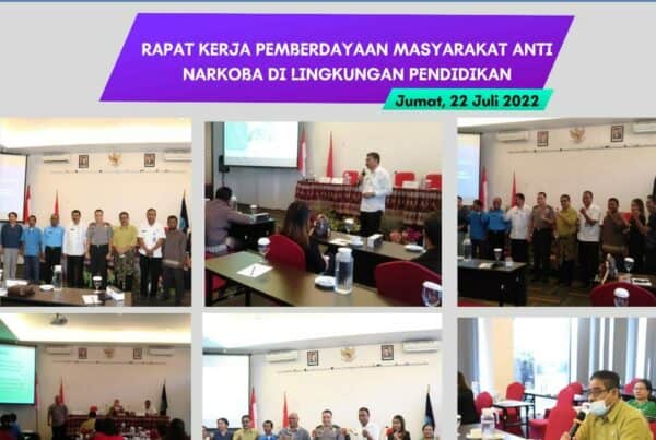 Rapat Kerja Pemberdayaan Masyarakat Anti Narkoba di Lingkungan Pendidikan