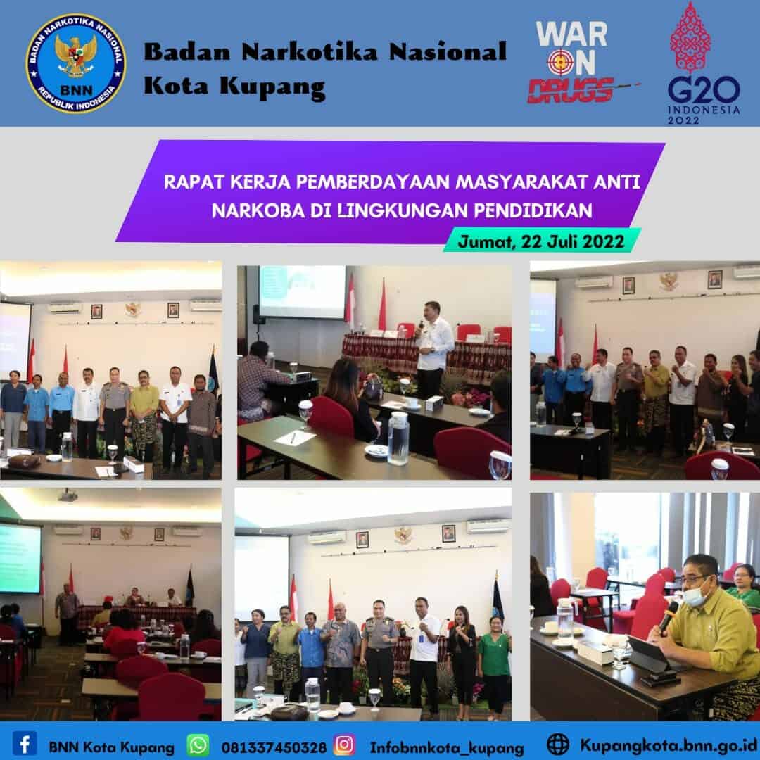 Rapat Kerja Pemberdayaan Masyarakat Anti Narkoba di Lingkungan Pendidikan Rapat Kerja Pemberdayaan Masyarakat Anti Narkoba di Lingkungan Pendidikan