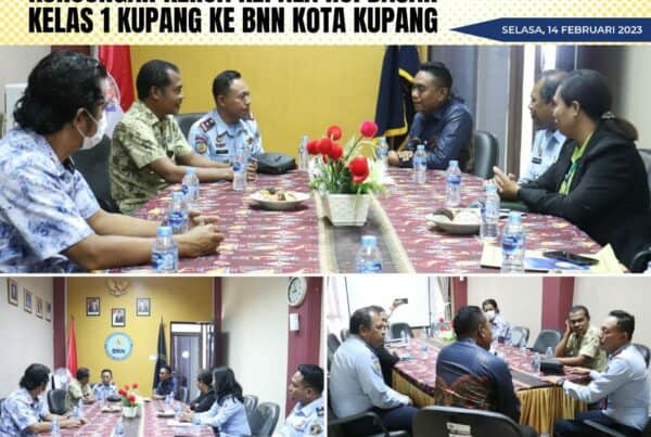BNN Kota Kupang Terima Kunjungan Kepala Rupbasan Kelas 1 Kupang