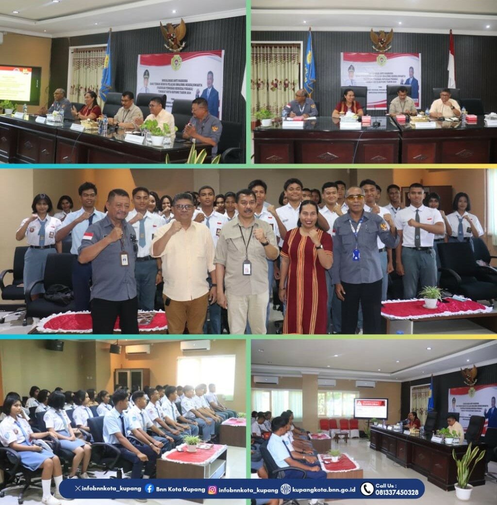 Cegah Narkoba di Kalangan Pelajar, BNN Kota Kupang dan Badan Kesbangpol Kota Kupang Laksanakan Sosialisasi P4GN Cegah Narkoba di Kalangan Pelajar, BNN Kota Kupang dan Badan Kesbangpol Kota Kupang Laksanakan Sosialisasi P4GN